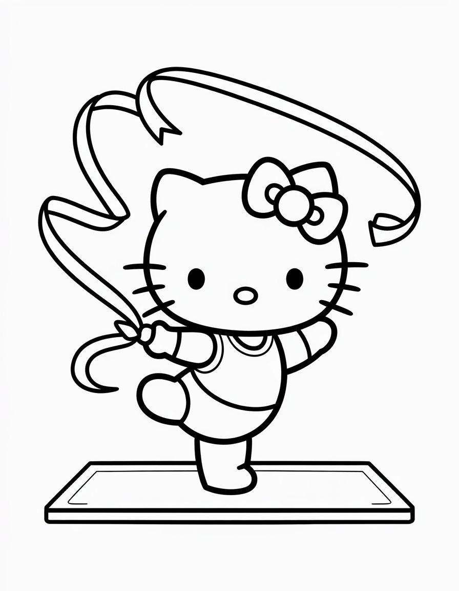 Gymnastics Hello Kitty